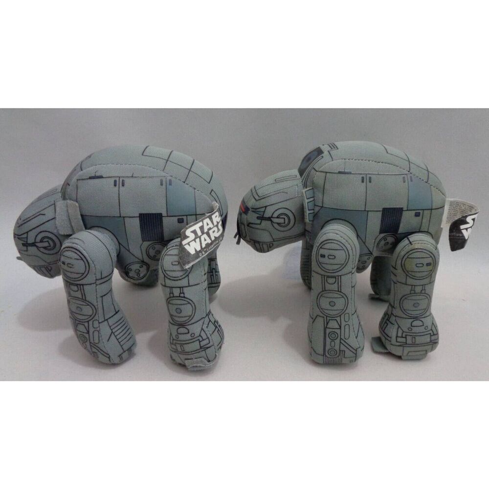 Lucas Film Star Wars Gorilla Walkers Lot 2 Plush Last Jedi Figures Vintage 5.5"